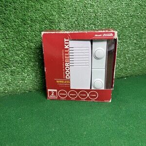 NEW Heathco Zenith Wireless Door Chime Doorbell Kit DL-6167 Two Sounds